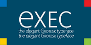 Exec, a Sans Serif Font by Wiescher-Design (Thumbnail 1 of 12)