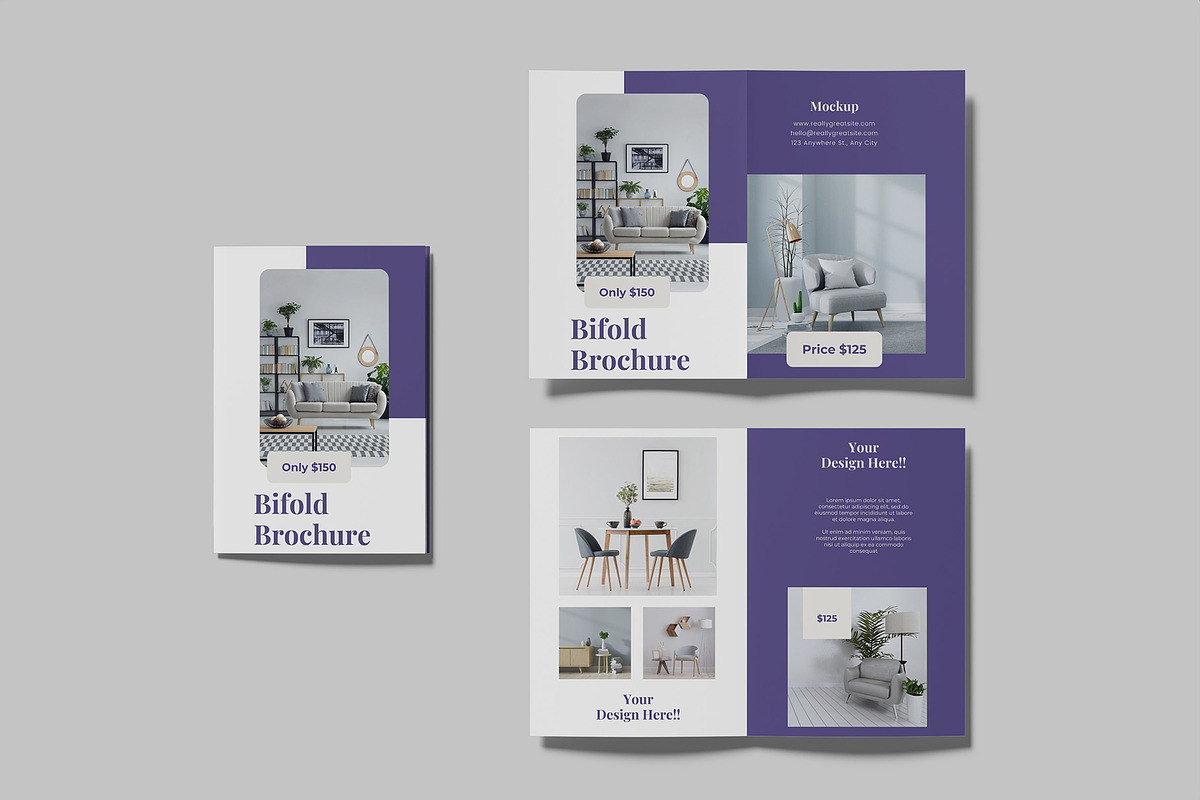 A5 Bifold Brochure Mockup, a Brochure Template by Graphiculon (Photo 11 of 11)