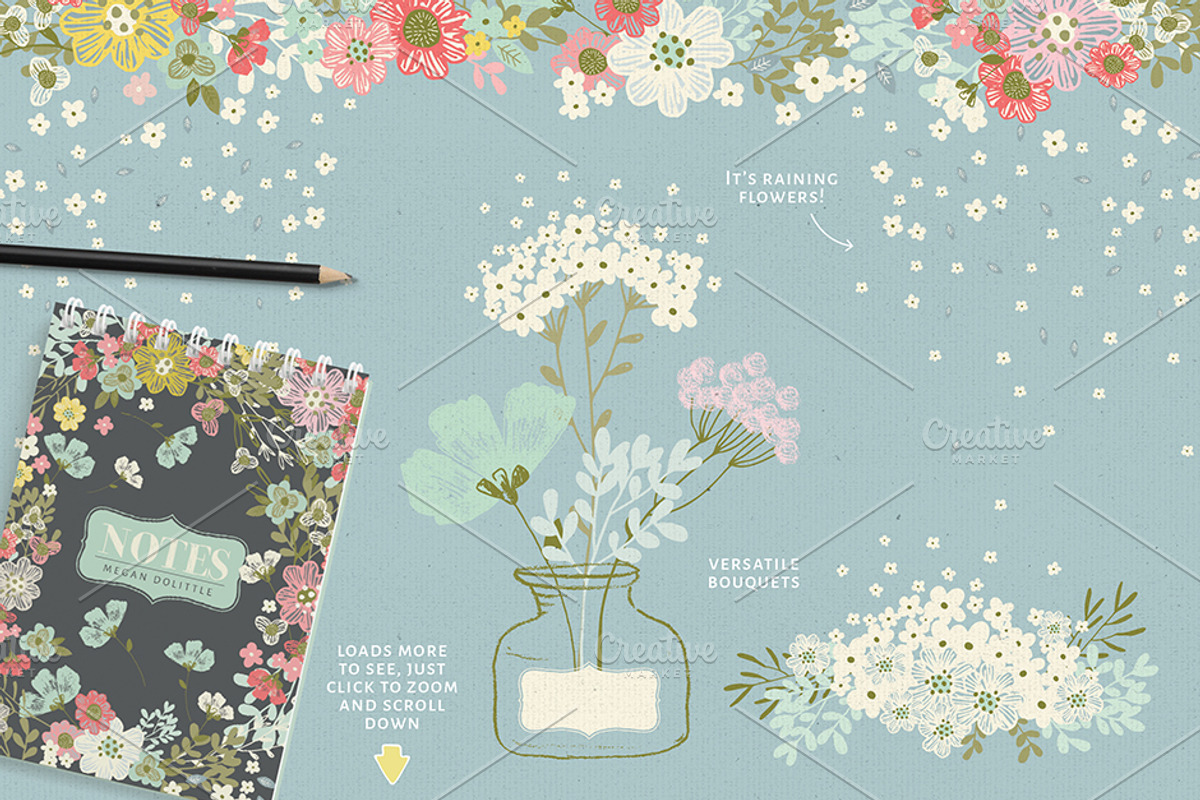 The Fresh Spring Collection, a Decorative Illustration by Lisa Glanz (Photo 3 of 7)