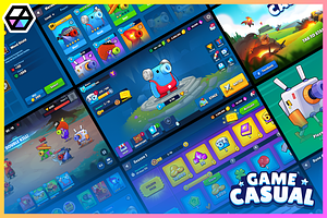GUI Pro - Casual Game, an UI Kit Template by LAYERLAB