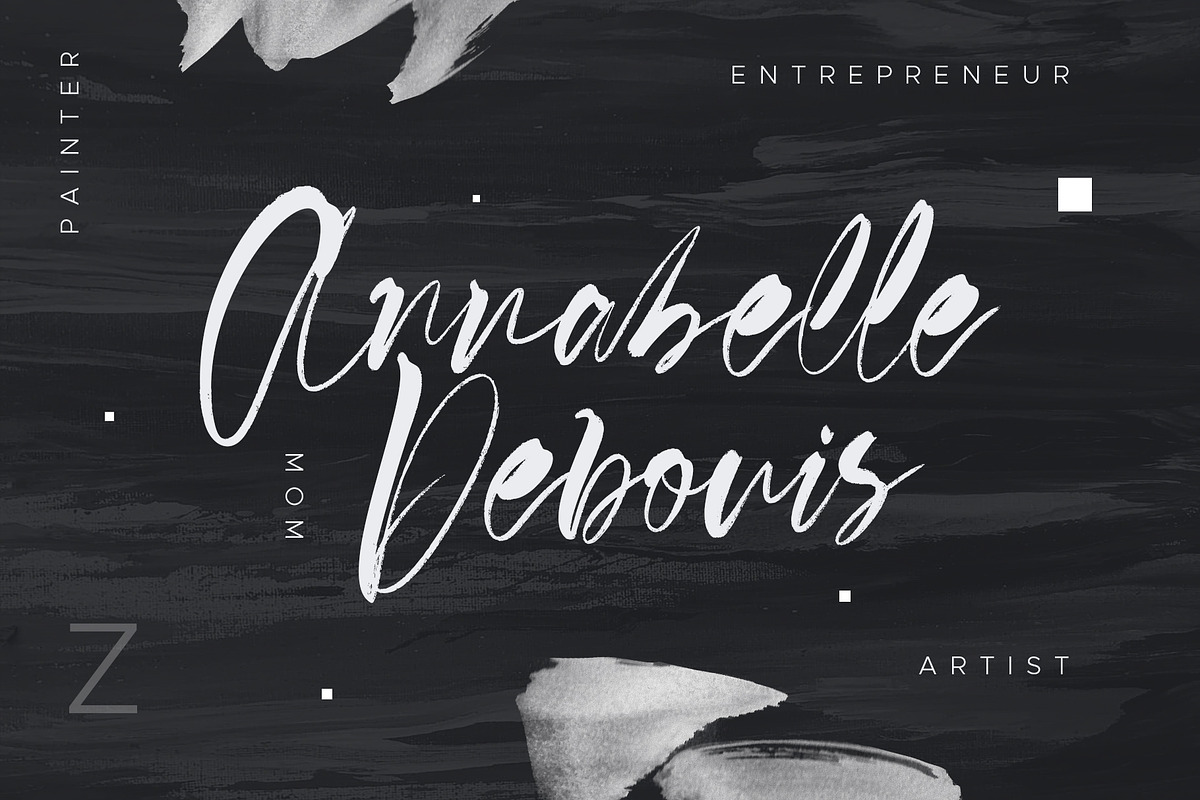 Wallart 2020 - Modern Messy Script, a Script Font by Davide Bassu