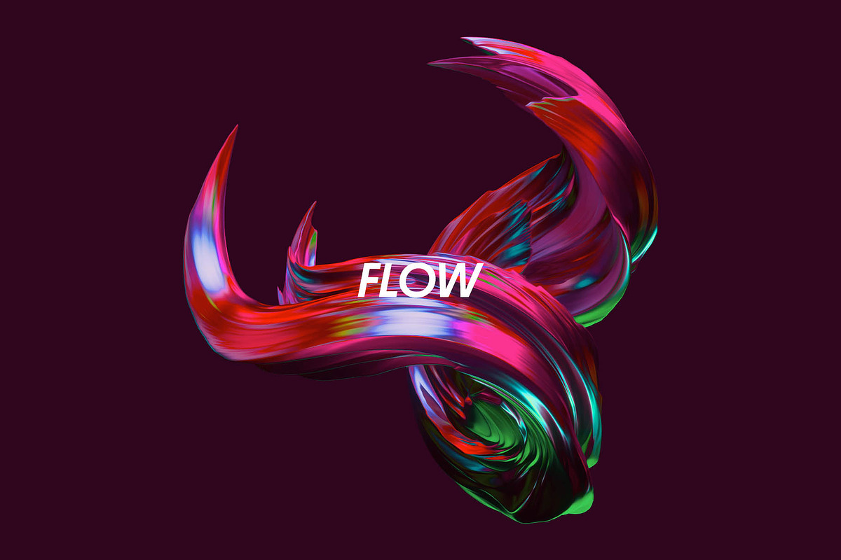 Flow: Cascading Textures, an Object Graphic by RuleByArt