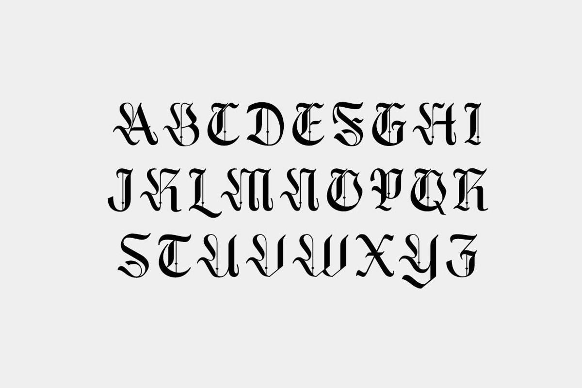 Blackthorne Blackletter Font, a Blackletter Font by UICreative (Photo 3 of 13)