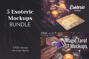 Tarot Cards Mockups BUNDLE