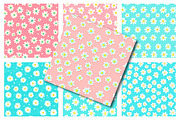 Daisy Digital Paper With Daisies, an Illustration by SinaCreation (Thumbnail 5 of 6)