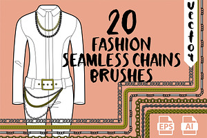 20 Fashion Chains Brushes
