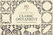 Frames And Borders Vintage, a Decorative Illustration by Samira (Thumbnail 1 of 5)