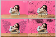 Scrambled letters photo overlays, a Brush Add-On by MixPixBox (Thumbnail 3 of 6)