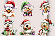 Funny Chicken Clipart Bundle., a Seasonal Illustration by SVGArt (Thumbnail 2 of 5)