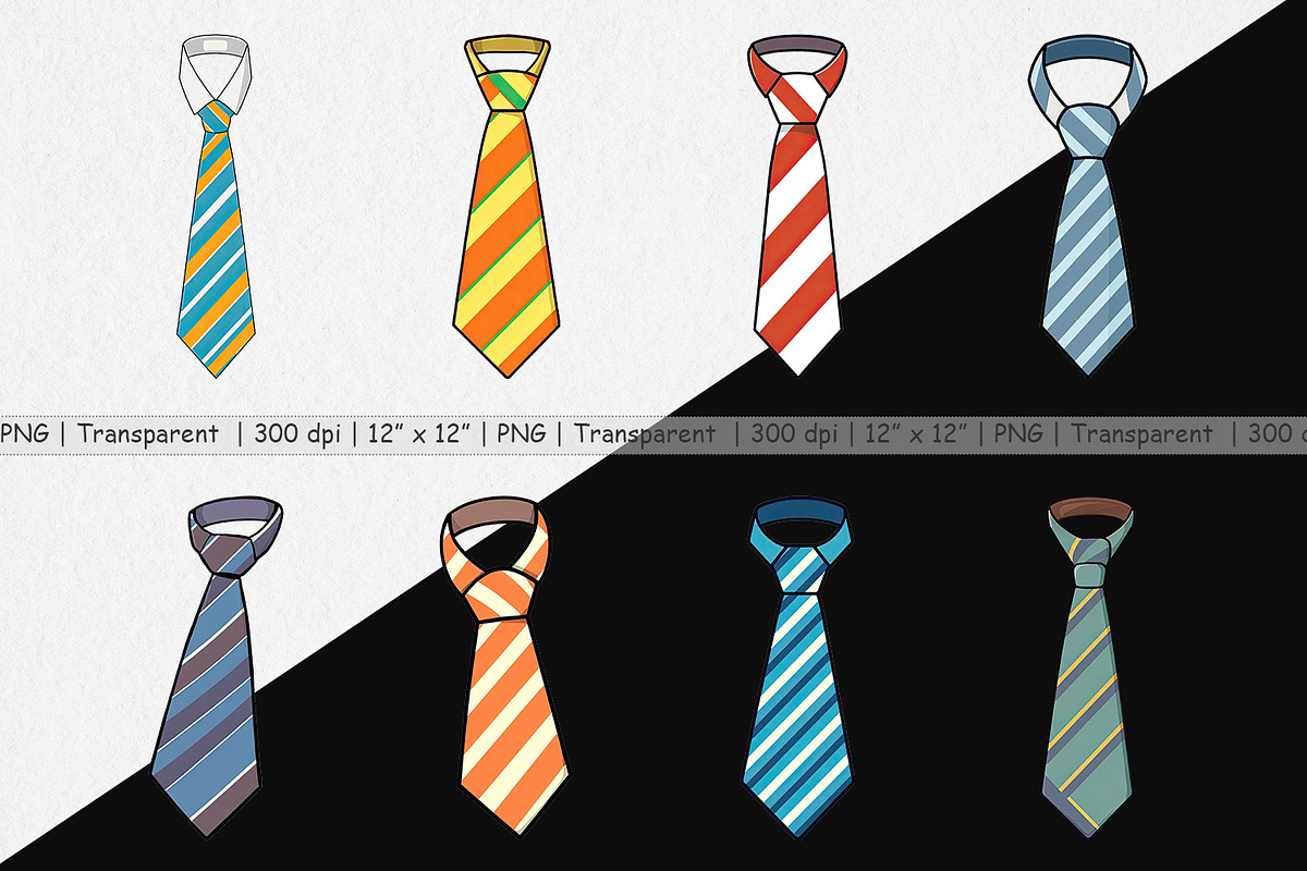 Necktie Clipart, a Graphic by Artnoy (Photo 2 of 5)
