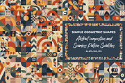 Simple geometric shapes, a Pattern Graphic by Lawkeeper (Thumbnail 1 of 5)