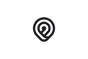Letter A Pin Logo Templates, a Branding & Logo Template by ganuDESIGN (Thumbnail 2 of 3)