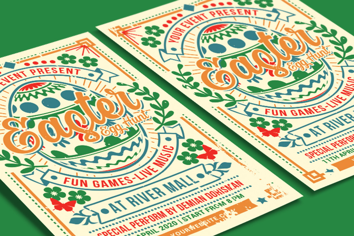 Easter Egg Hunt, a Flyer Template by Muhamad Iqbal hidayat (Photo 3 of 4)