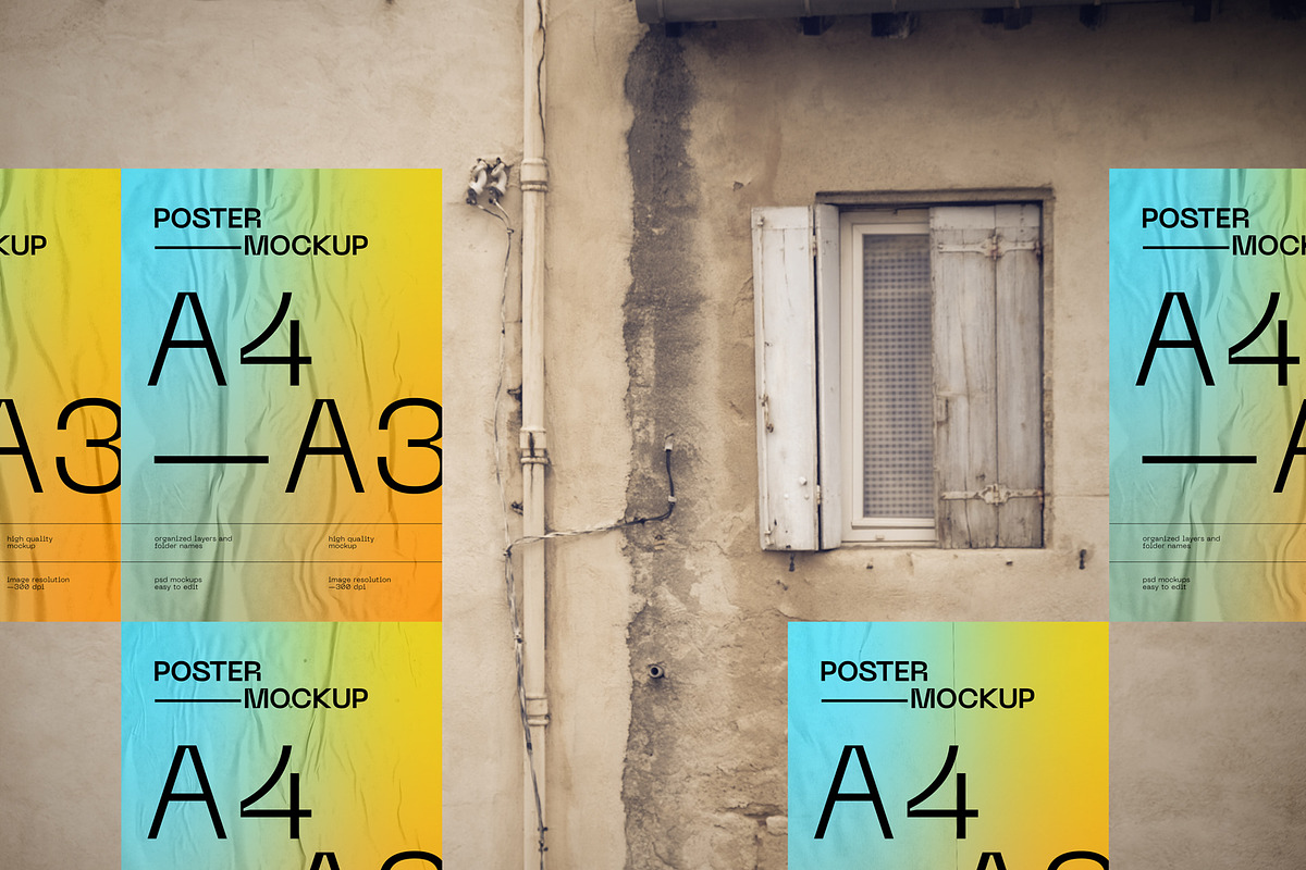 Urban Outdoor Poster Mockup, a Print Template by dpi (Photo 6 of 28)