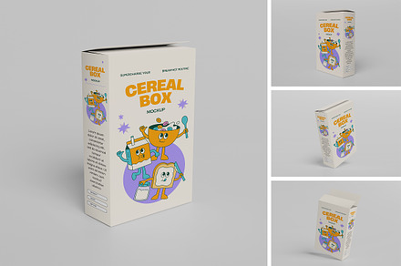 Cereal Box Mockup, an Advertising Mockup by xavier_studio