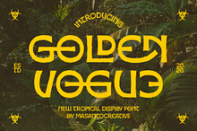 Golden Vogue – Display Font