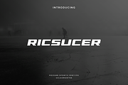 Ricsucer, a Font by garismantra (Thumbnail 1 of 4)