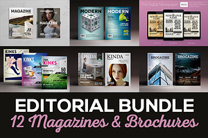 Editorial Bundle Magazines Brochures