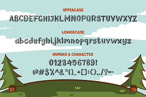 Wooden Log - Kids Font