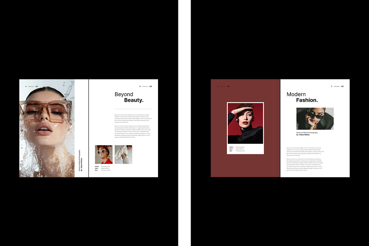 Photography Portfolio Template, a Brochure Template by TemplateFolio-Shop (Photo 5 of 16)