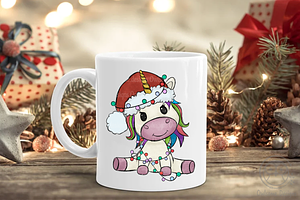 Unicorn Christmas Sublimation