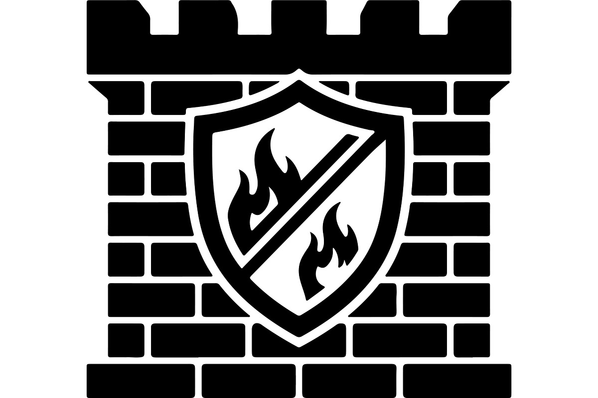 firewall security icons, a Technology Illustration by abu67222 (Photo 8 of 13)