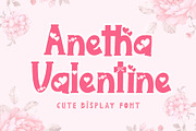 Anetha Valentine, a Handwritten Font by Yoga Letter (Thumbnail 1 of 6)