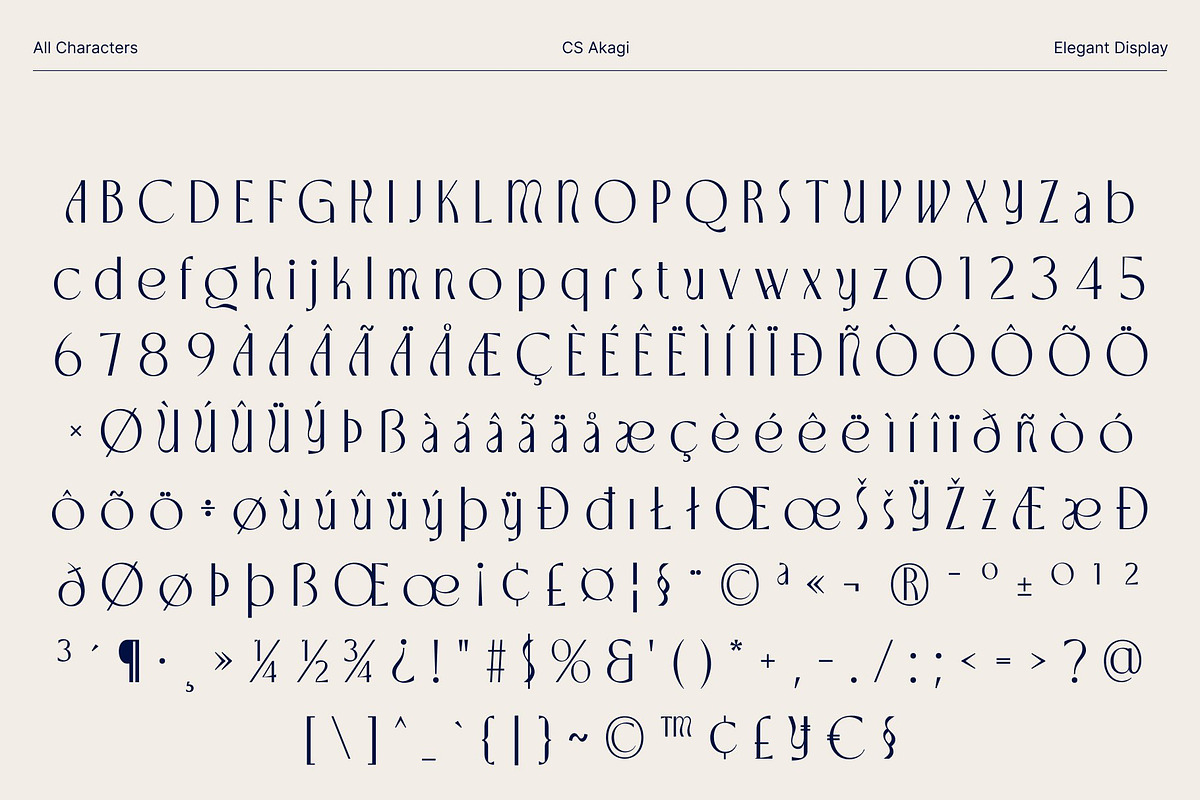 CS Akagi – Elegant Sans Serif, a Sans Serif Font by Craft Supply Co. (Photo 8 of 8)