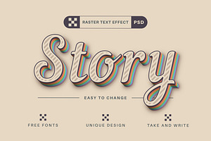 Story - Editable Text Effect