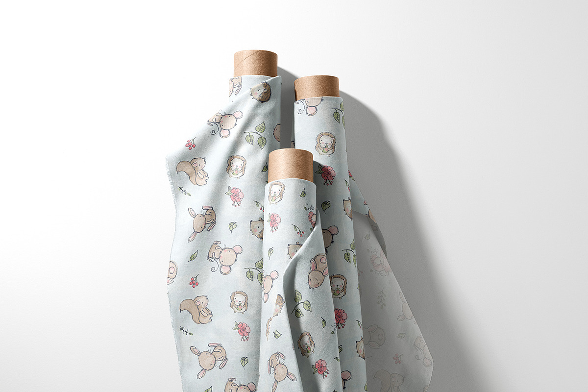 Cute Woodland Animals Pattern, a Pattern Graphic by StudioGlouna (Photo 6 of 6)