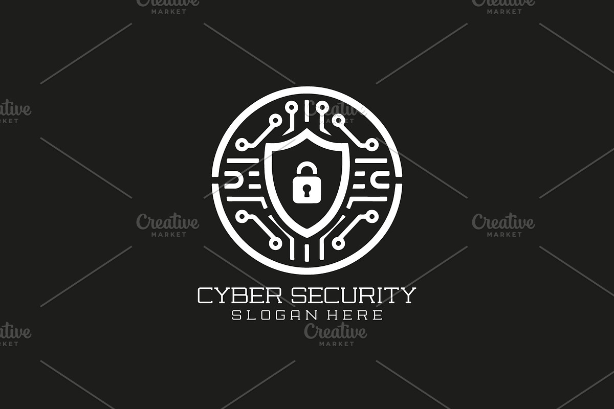 Cyber Security Logo, a Branding & Logo Template by Vectorium Studio