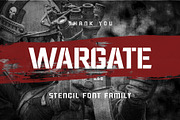 Wargate - Stencil Family, a Font by Arterfak Project (Thumbnail 13 of 13)