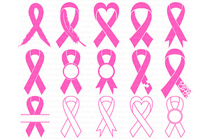 Awareness Ribbon SVG, Ribbon Cancer