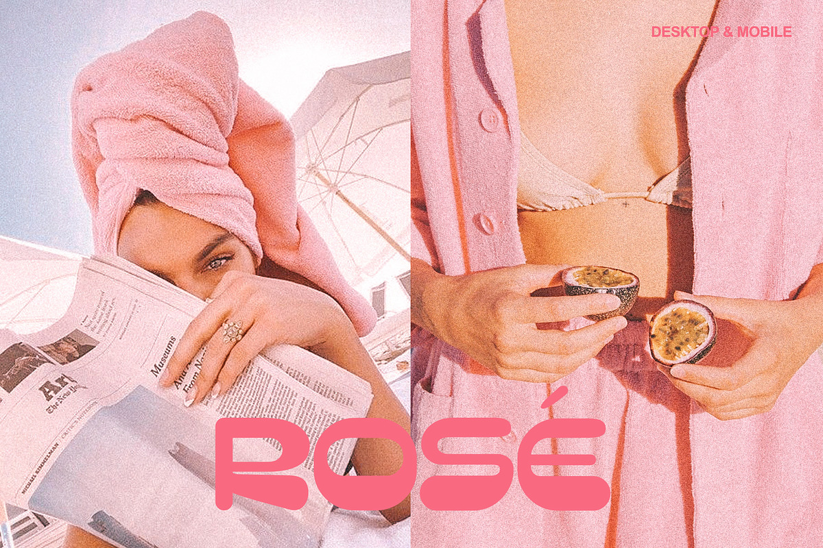 ROSÉ 10 PRESETS LR MOBILE & DESKTOP, a Preset Add-On by El Oasis Market (Photo 1 of 11)