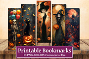 Halloween Printable Bookmarks, an Illustration by Rose Art (Thumbnail 1 of 2)