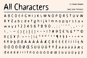 CS Holver Drawn, a Sans Serif Font by Craft Supply Co. (Thumbnail 8 of 8)