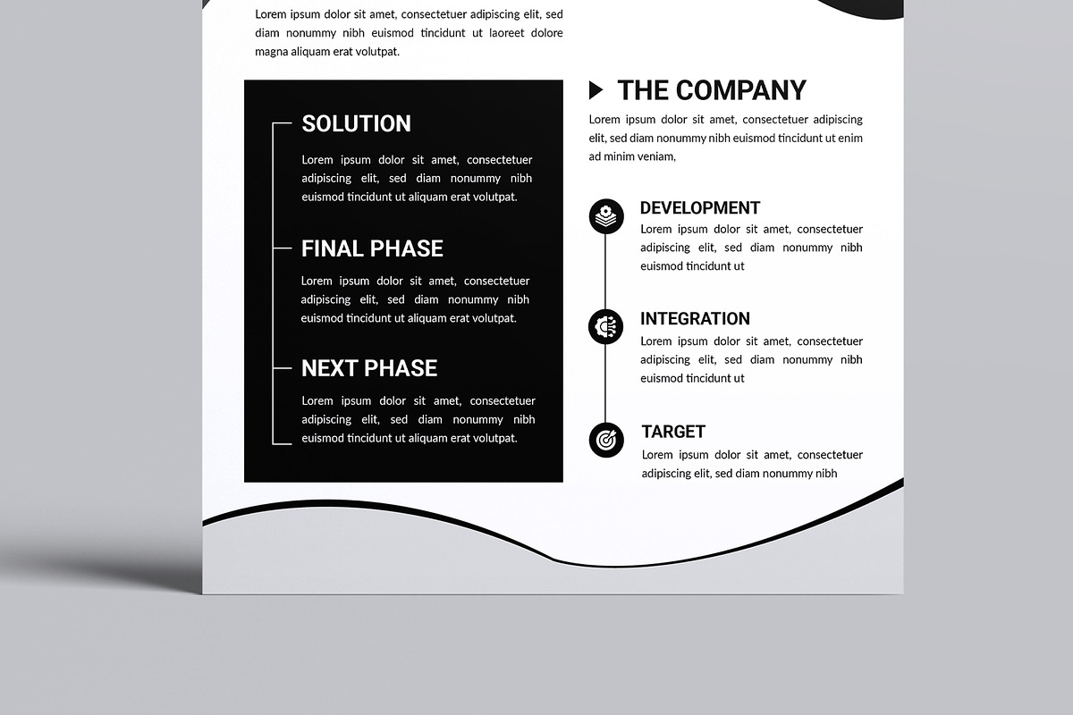 Black and White Business Case Study, a Stationery Template by MightyDesign (Photo 3 of 8)