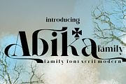 Abika family, a Serif Font by Canden Meutuah (Thumbnail 1 of 6)