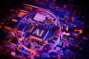 AI Chip Under Magnification, a Technology Photo by Davizro's Market