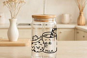 Cowboy Cookie Clipart Funny Milk SVG, a Graphic by TanchaArt (Thumbnail 2 of 10)