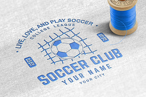 Soccer Club Badges And Labels