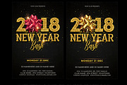 New Year Bash Flyer Template, a Flyer Template by DesignWorkz (Thumbnail 1 of 2)