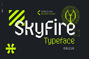 SkyFire Modern Variable Typeface, a Sans Serif Font by YockMercado (Thumbnail 1 of 8)