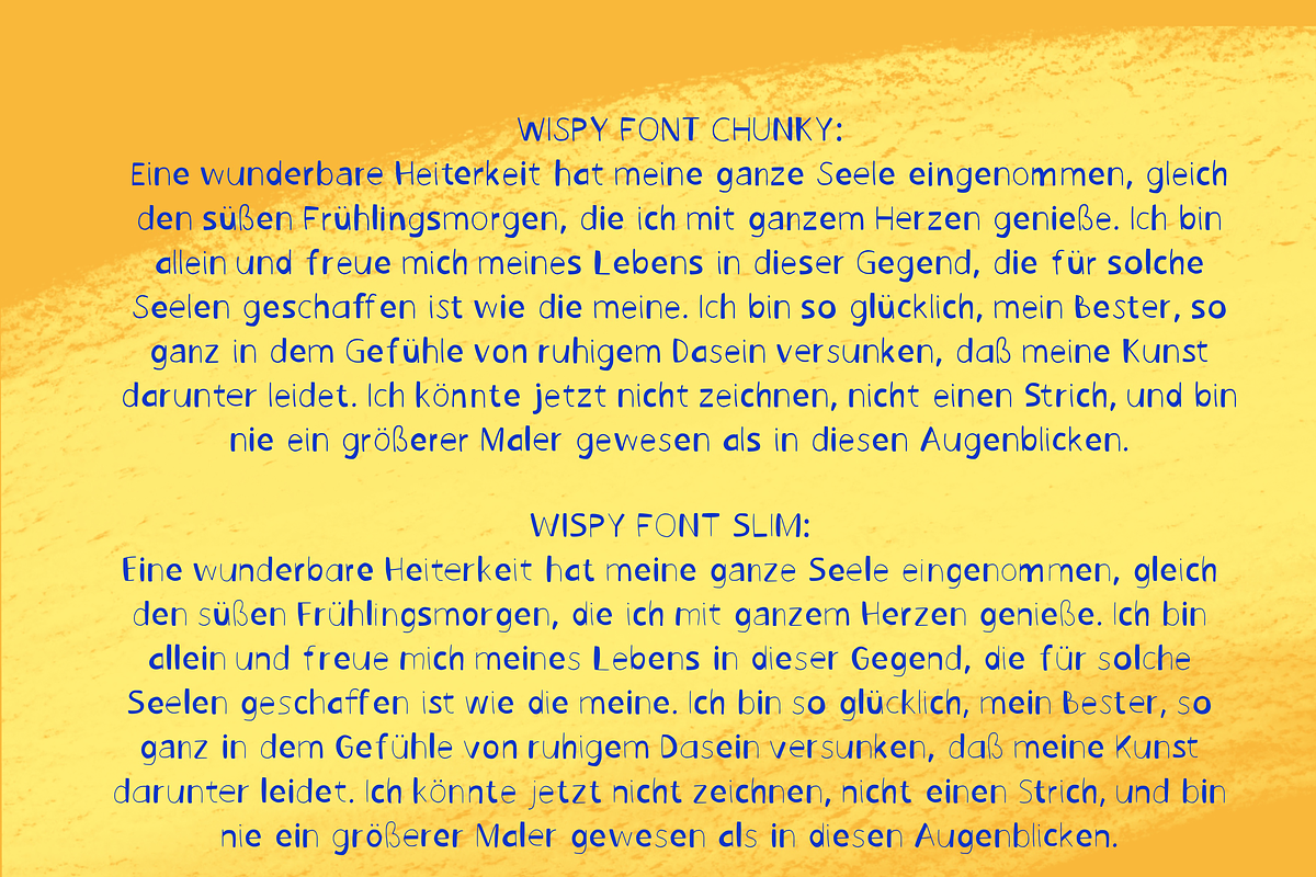 LAFOLOs Wispy Font, a Font by LAFOLO (Photo 6 of 7)