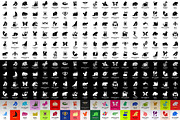 Animals logos collection, an Object Graphic by NataliiaVolyk (Thumbnail 1 of 6)