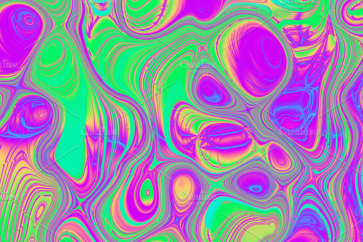 Acid psychedelic textures 50 Pack, a Texture Graphic by tkdesign (Photo 19 of 50)