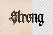 Vintage Text Effect, a Layer Style Add-On by Design Squad (Thumbnail 2 of 3)