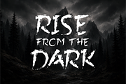 Morzeth-Horror Brush Display, a Handwritten Font by idealistudio (Thumbnail 2 of 5)