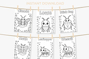 Insect Coloring Book for Kids, an Education Illustration by Mohammad Sarfaraz (Thumbnail 6 of 13)