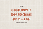 Ahoila | Hand Drawn Display Font, a Handwritten Font by gracetype_studio (Thumbnail 12 of 12)